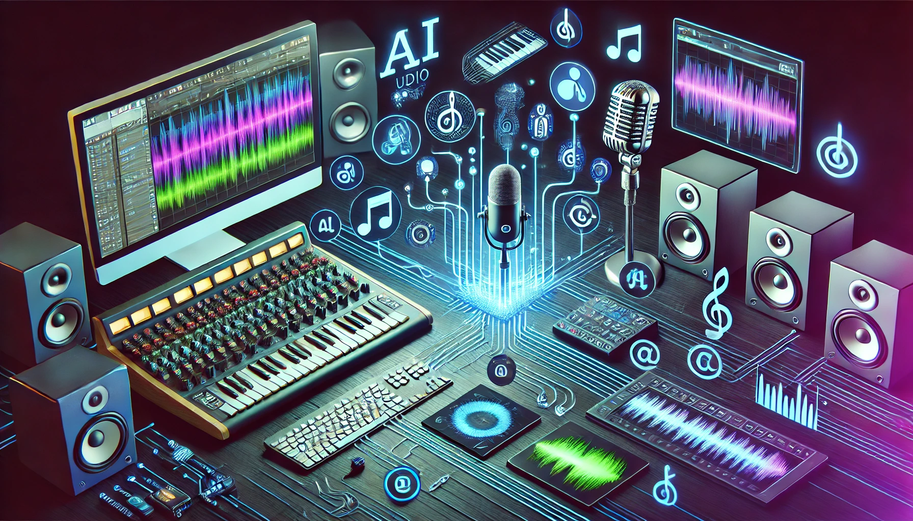 Applications of AI audio tools in content creation 